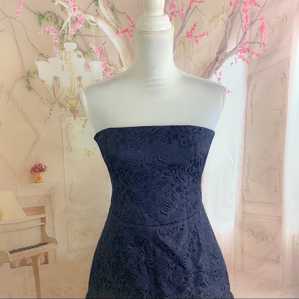 NEW Keepsake The Label Thing Called Love Dress in Navy - Picture 5 of 15